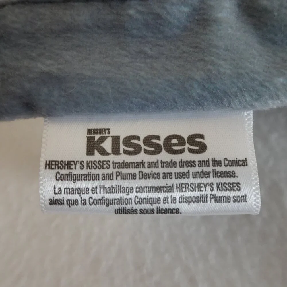 Hershey's Kisses Throw Pillow Mini Plush Candy Pieces Inside Iscream Zipper